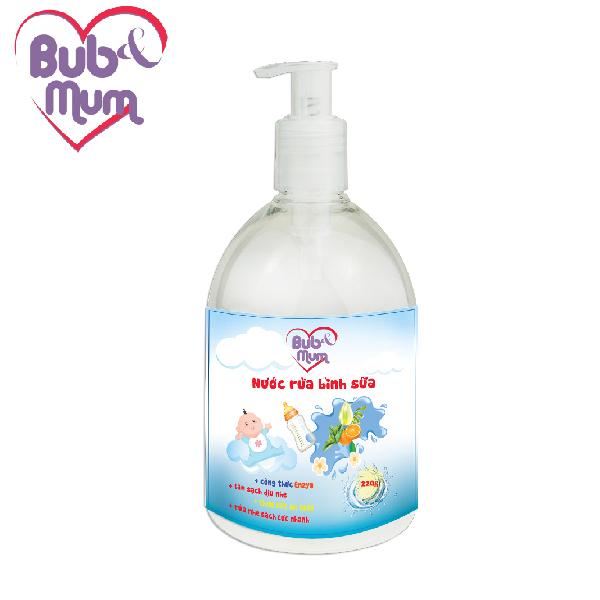 Nước rửa bình sữa 220ml BuB&MuM