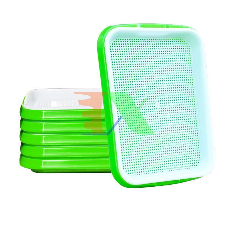 Set 5 tray planting vegetables mam-100, planting pots vegetables hydroponic sprout 2 layer plastic, tray planting vegetables hydroponic sprout dedicated