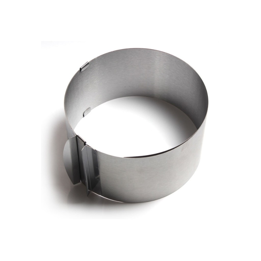 Khuôn Ring Mousse Chỉnh Tròn Thay Đổi Kích Thước