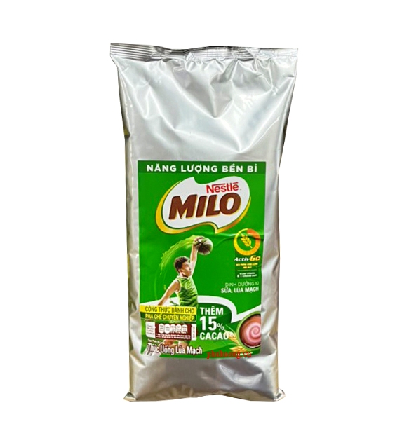 thức uống lúa mạch Bột cacao Milo Nestlé - bịch 1kg