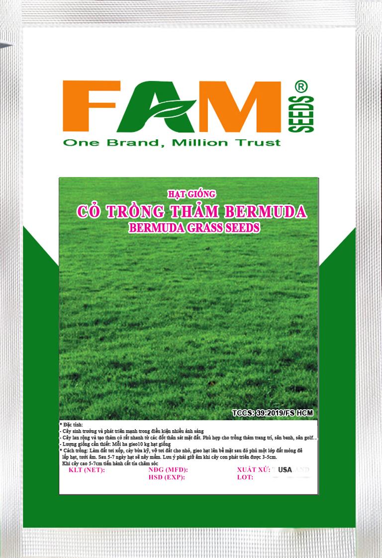 [HCM]Hạt Giống Cỏ Trồng Thảm Bermuda - Gói 100gr