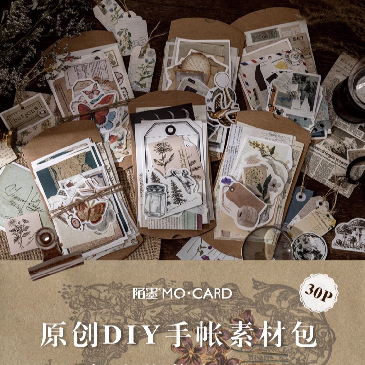 [Vintage Collection] Những set trang trí cổ điển dùng để trang trí Junkjournal
