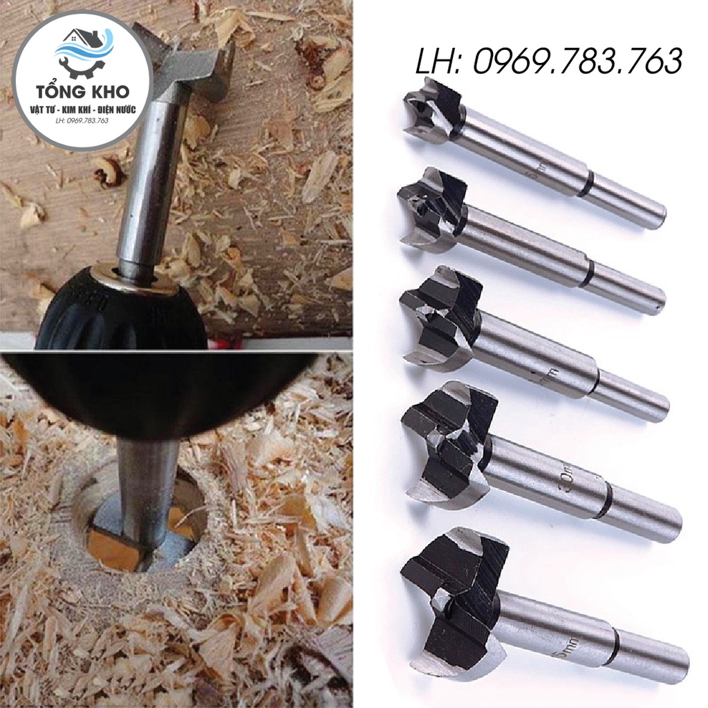 Mũi Khoét Gỗ Lỗ Tròn 16 - 60mm