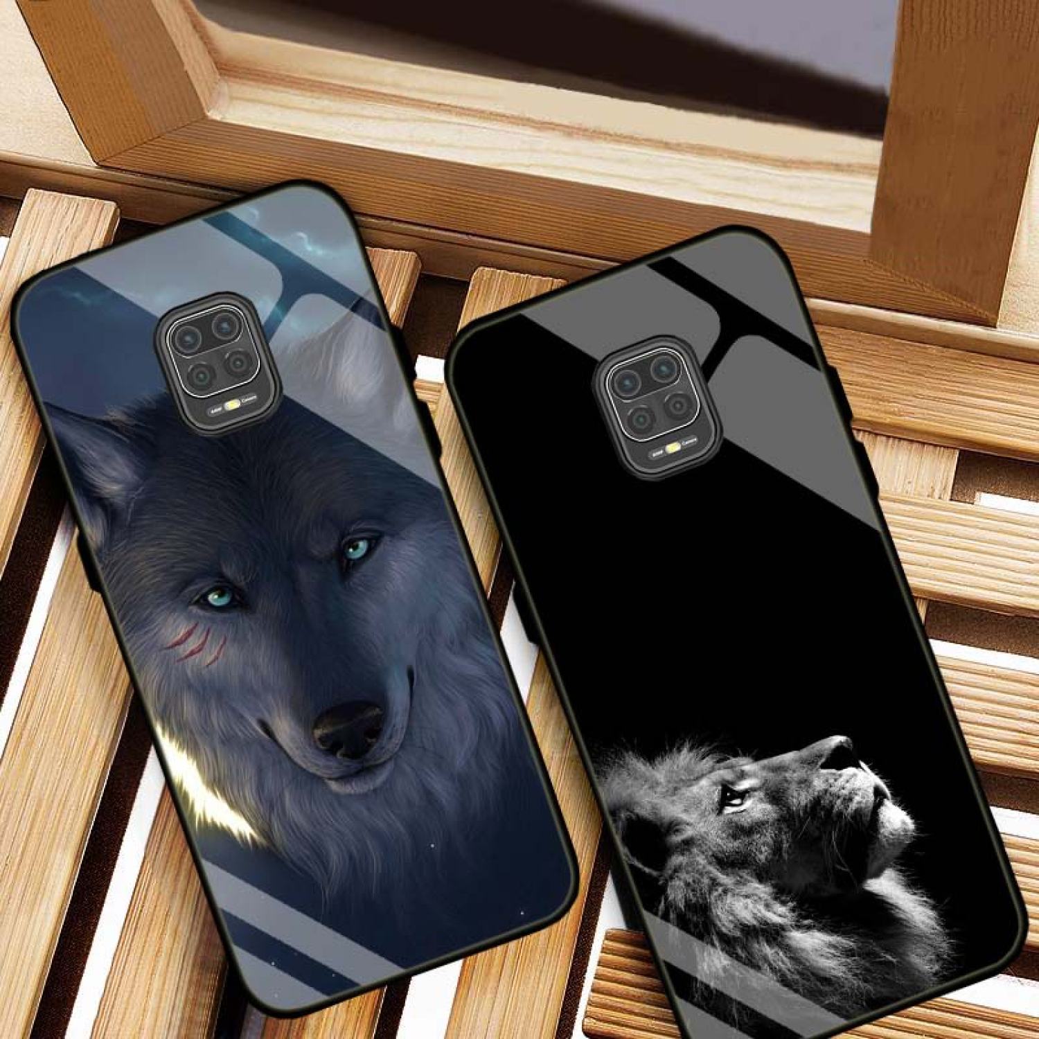 Ốp Xiaomi Redmi Note 9, Note 9s, Note 9 Pro Lưng kính cường lực Sáng Bóng