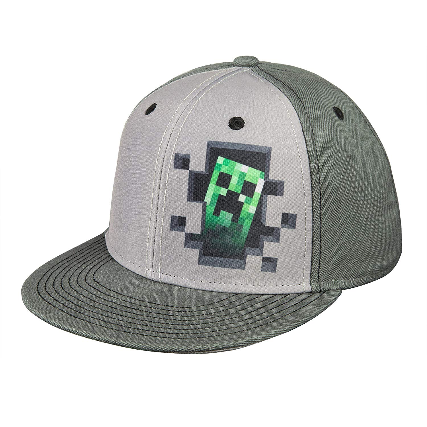 Mũ Minecraft Creeper Xám