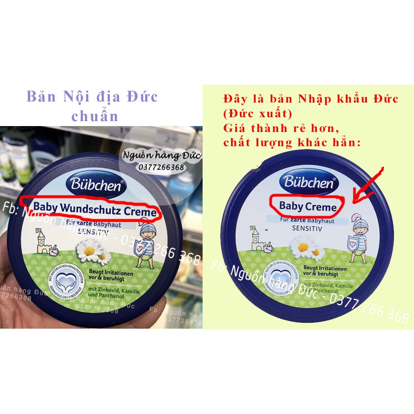KEM CHỐNG, TRỊ HĂM BUBCHEN NỘI ĐỊA ĐỨC 150ML - NGUỒN HÀNG ĐỨC