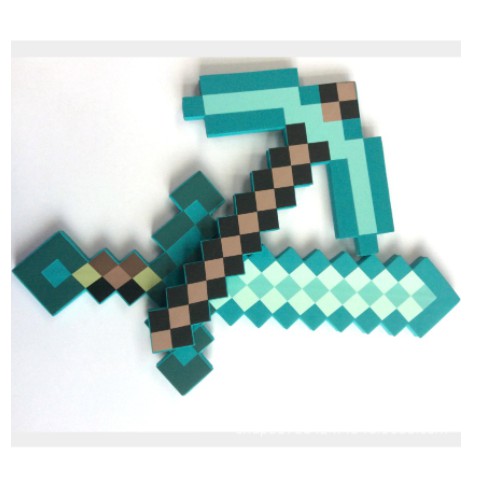 [HCM]Combo kiếm cup rìu xẻng sung minecraft kim cương