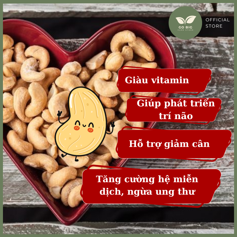 [Hạt điều cao cấp chuẩn quốc tế ISO 9001] Hạt Điều Cao cấp Lụa Rang Muối STP 200g