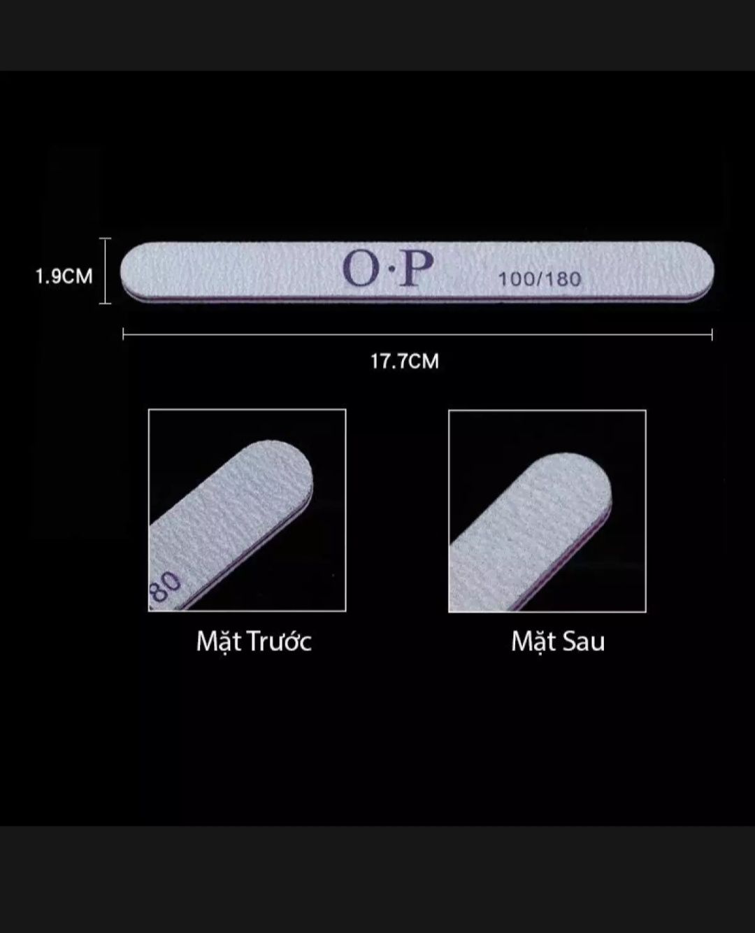 Set 2 chiếc dũa móng tay OPI