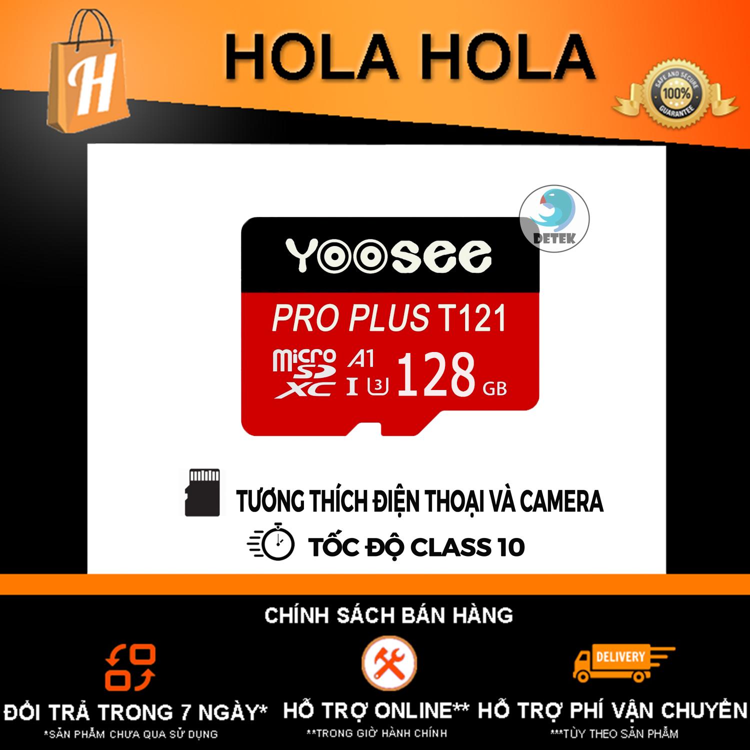 Thẻ nhớ Yoosee 128Gb Class 10 chuyên dụng cho camera (loại theo máy)