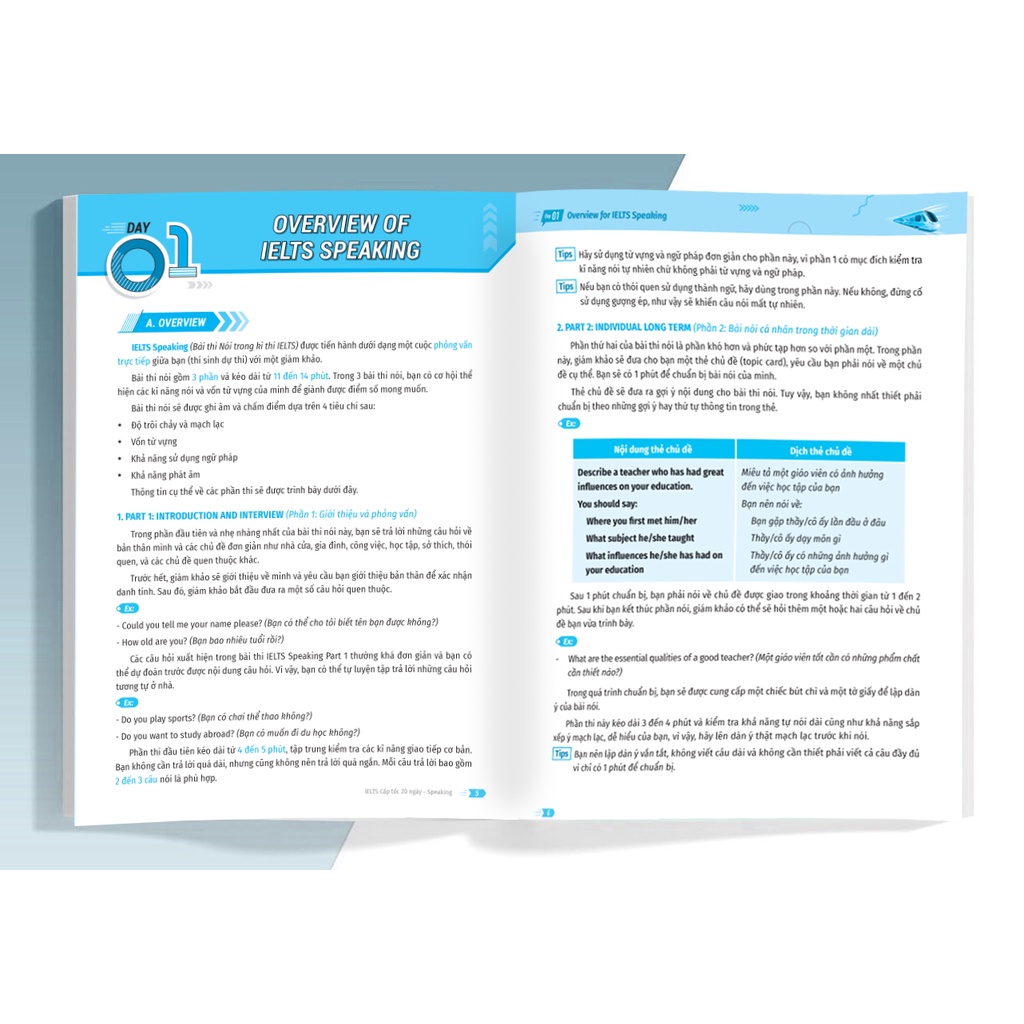 Sách IELTS cấp tốc - 20 ngày Speaking (Bộ sách đầu tiên giúp giảm 2/3 thời gian ôn thi) - Megabook