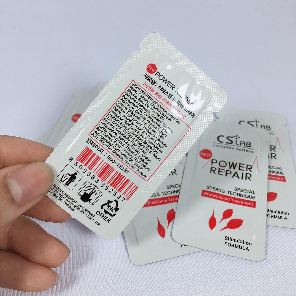 [HCM]Son Dưỡng CSLAB - Dưỡng Mày Môi CSLAB Sau Phun Xăm (hộp 100 gói nhỏ)