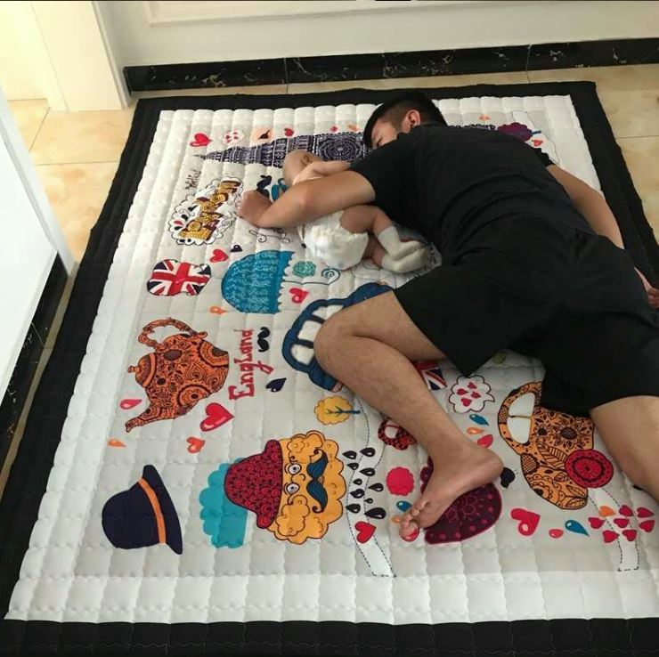 Thảm nằm chơi chần bông cao cấp cho bé (NHIỀU LỰA CHỌN)