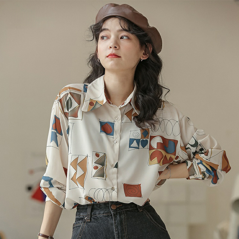 Áo sơ mi nữ, Áo Sơ Mi Nữ Phong Cách Retro