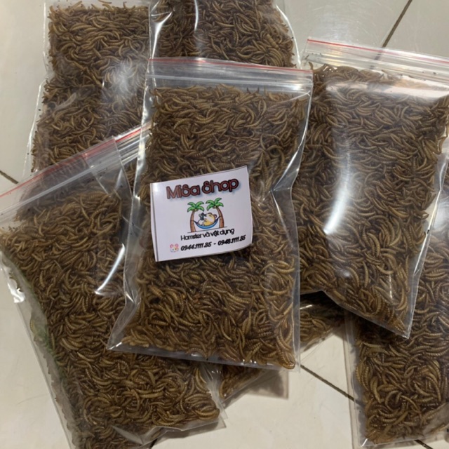 Sâu gạo rang - trung - 20g