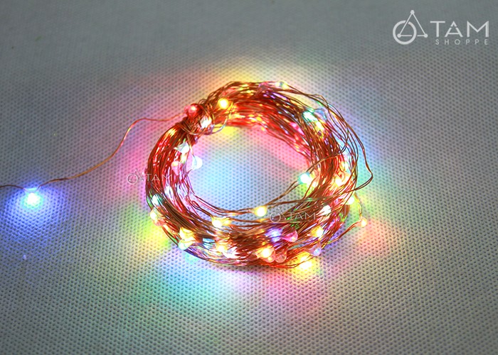 [HCM]Dây Đèn Led Đom Đóm Nhiều Màu Chớp Nháy Điện Trực Tiếp 10M L-Fairy-01 - Vsdfdsfasdasdas