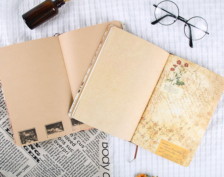 Sổ tay A5 phong cách Châu Âu retro cổ điển