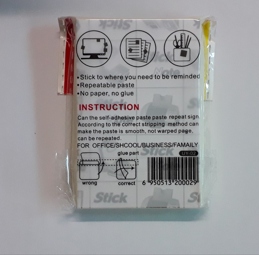 giấy NOTE  3 x 2  ( KT:51 x 76 mm ) - Combo 5 Xấp