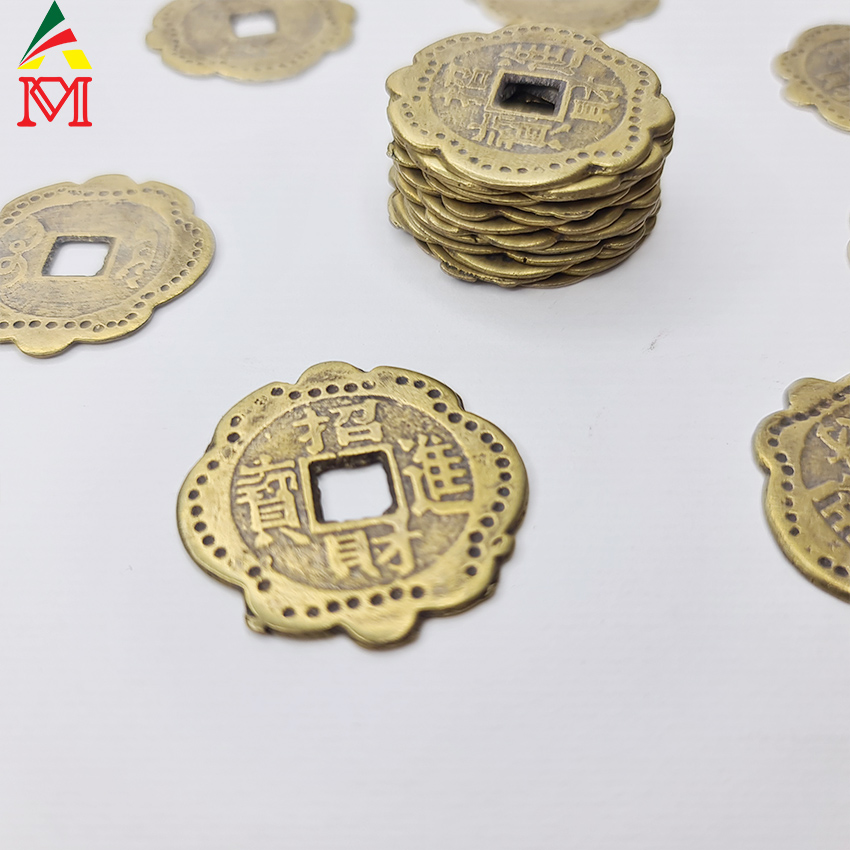Combo 5 Đồng Xu Hoa Mai Cổ Phong Thủy