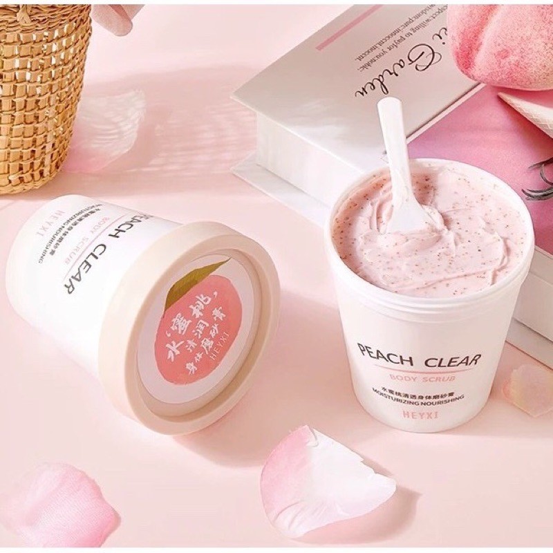 TẨY DA CHẾT BODY ĐÀO hũ 200ml