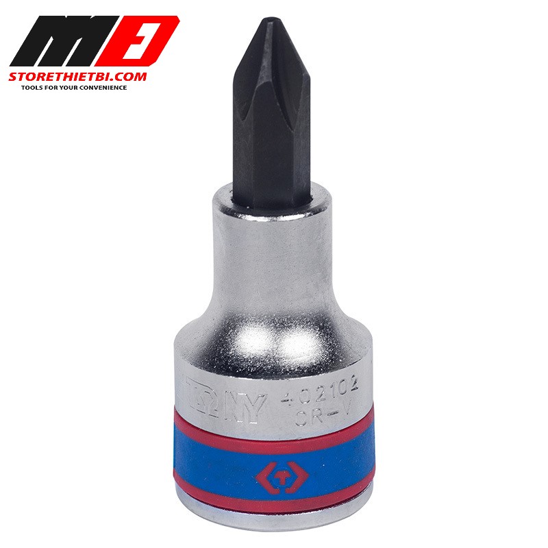 Đầu tuýp 1/2 ra bake ph2 60mm kingtony 402102