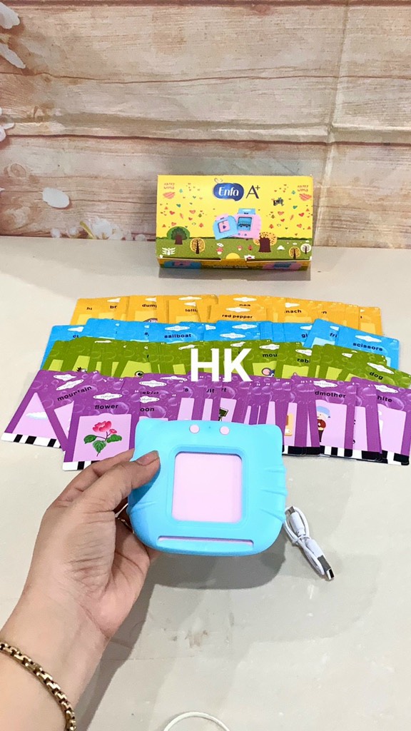Máy đọc thẻ tiếng anh cho bé 224 từ hkm Enfa