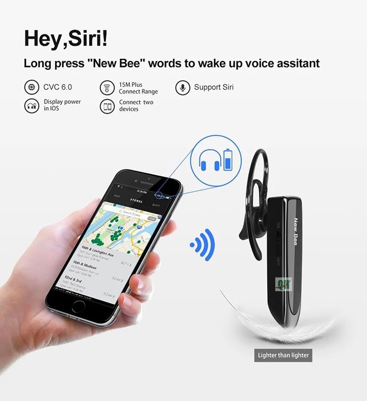 Tai Nghe Bluetooth New Bee LC-B41 Âm Thanh Hay Bluetooth 5.0