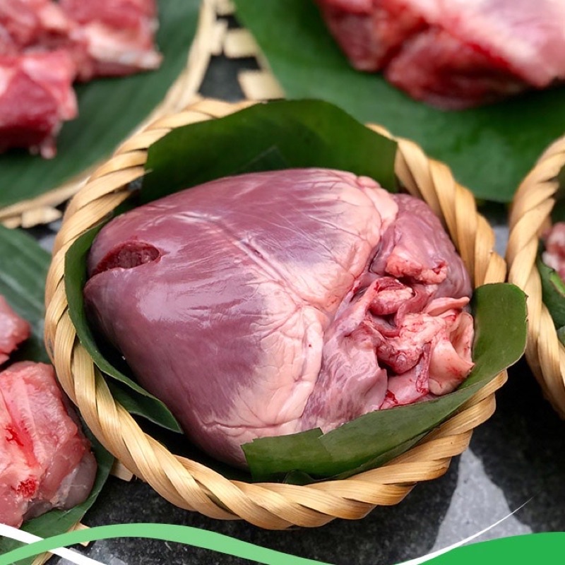 Tim heo nhập khẩu 1kg (giao tphcm)