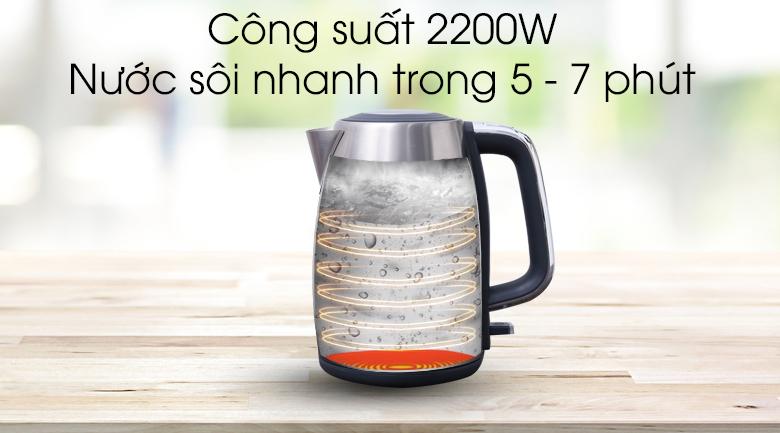 Bình siêu tốc Sharp 1.7 lít EKJ-17VS-ST