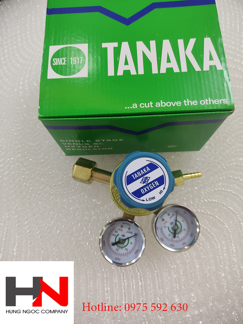 Đồng hồ giảm áp khí oxy TANAKA