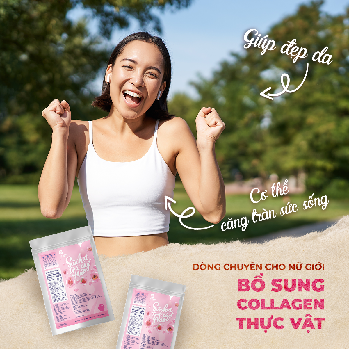 SỮA HẠT TRÁI CÂY PLUS 50g