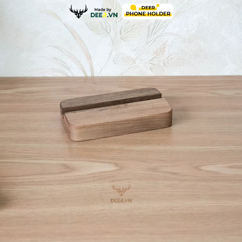 DEER - Giá Đỡ, Kệ Đế Để Điện Thoại Bằng Gỗ