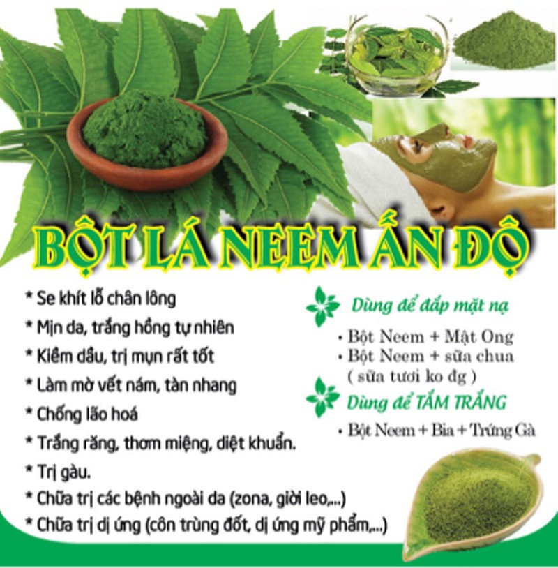 Bột Neem Ấn Độ thần thánh gói 110g GT064