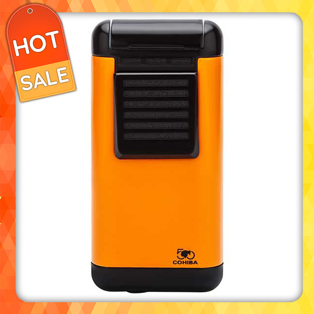 Hộp quẹt bật lửa khò gas 3 tia cực mạnh cohiba cob-29 - dùng gas cao cấp