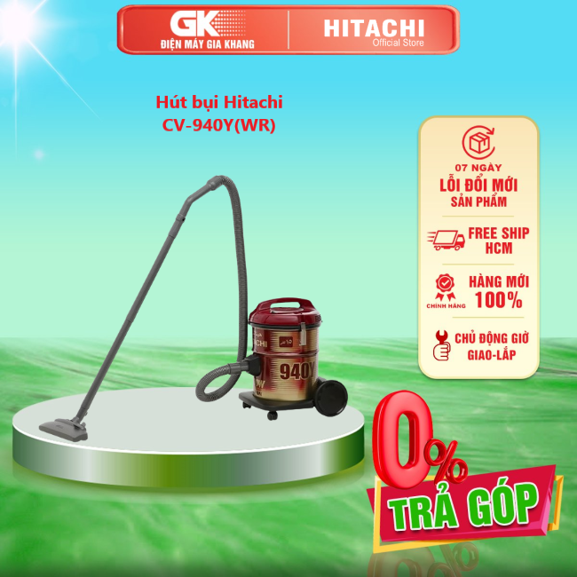 Hút bụi hitachi cv-940y - giao toàn quốc - freeship hcm