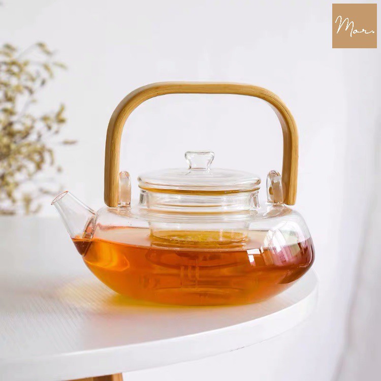 Ấm Trà Thủy Tinh Chịu Nhiệt - 800Ml