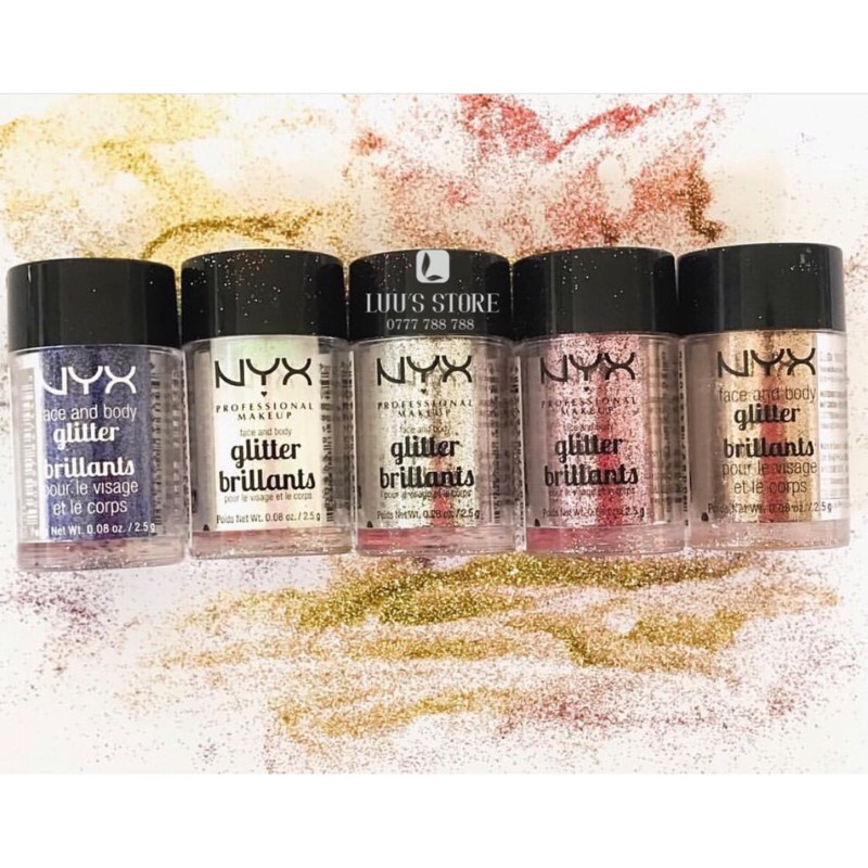 [Nhập RAISINGSTAR18, giảm 30k cho đơn 99k]Nhũ Mắt NYX Glitter Brillants