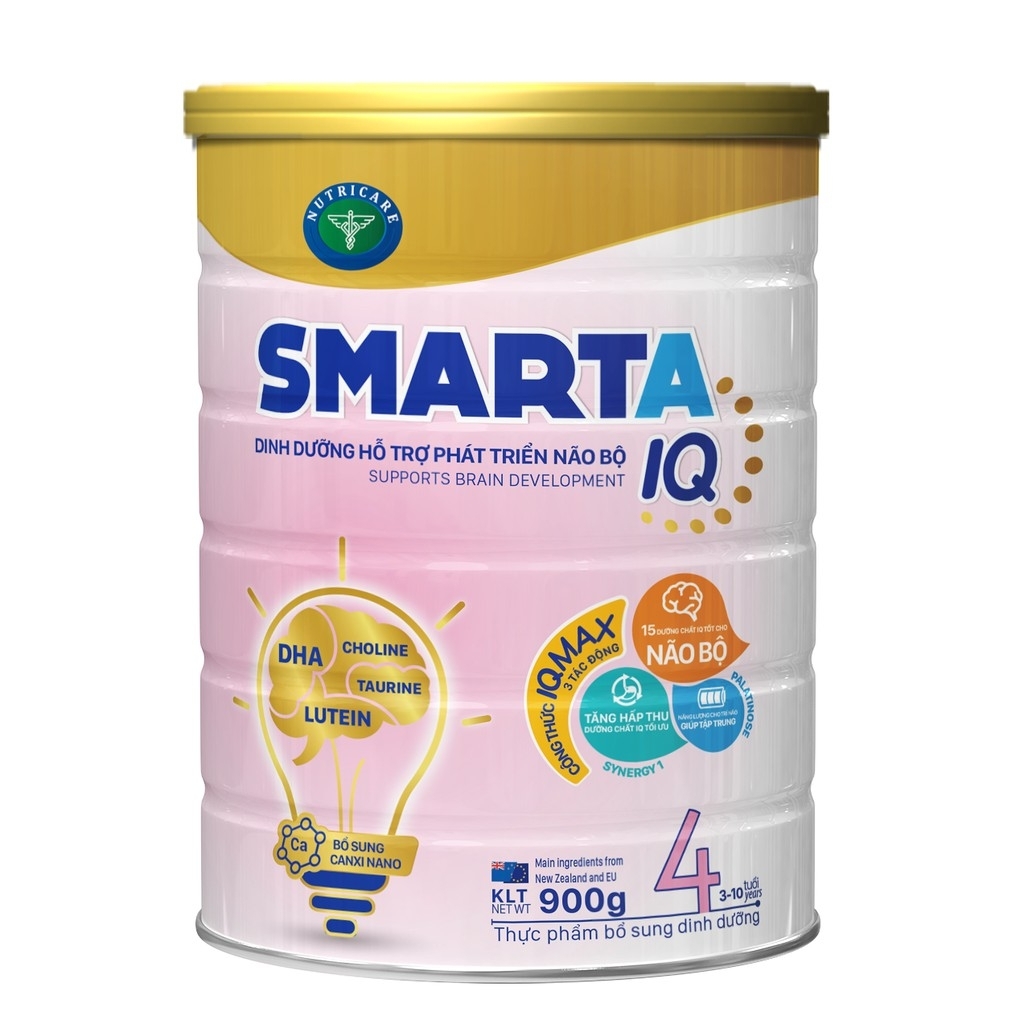 (Date 05/2023) Sữa bột SMARTA IQ 4 900G (CAM KẾT CHÍNH HÃNG, DATE MỚI)