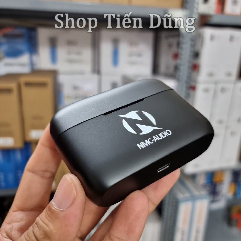 Micro cài áo không dây dành cho thu âm điện thoại NMC Audio NMC2811 chất lượng cao thu xa 30m và sóng 2.4g xiên tường