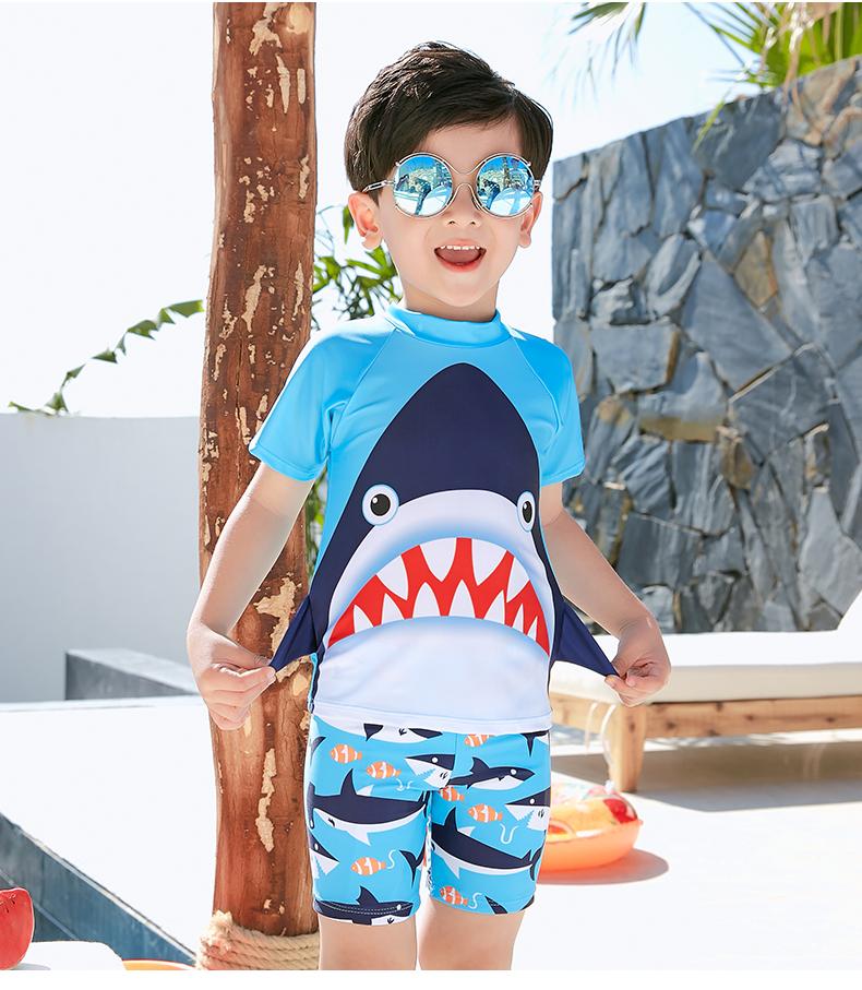 Đồ bơi bé trai hình cá dễ thương