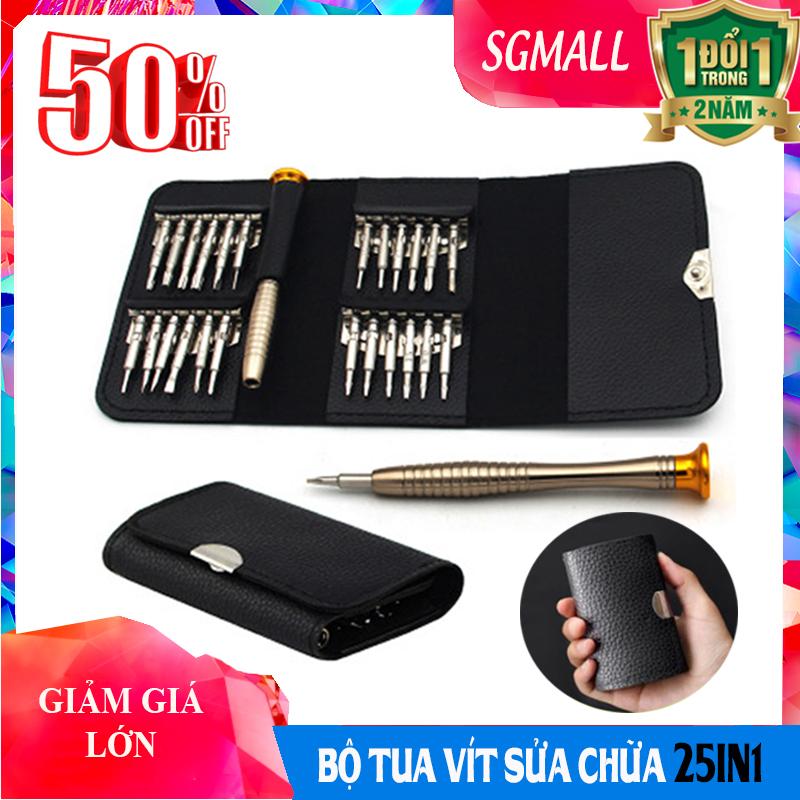 Dụng cụ tháo ráp ,Tua vít, Bộ tua vít đa năng sửa chữa đồ dùng ví da 25 món , Bộ dụng cụ sửa máy tính điện thoại đồng hồ Sửa chữa quạt điện tivi tủ lạnh siêu tiện lợi với Nhiều kiểu đầu vít khác nhau , Nhỏ gọn và dễ sử dụng độ bền cao
