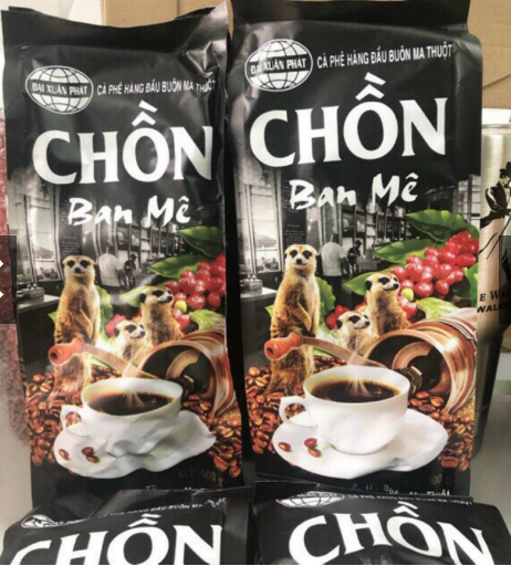 1 kg Cà phê Chồn Ban Mê Thuột Dak Lak ( 500g x 2 gói )