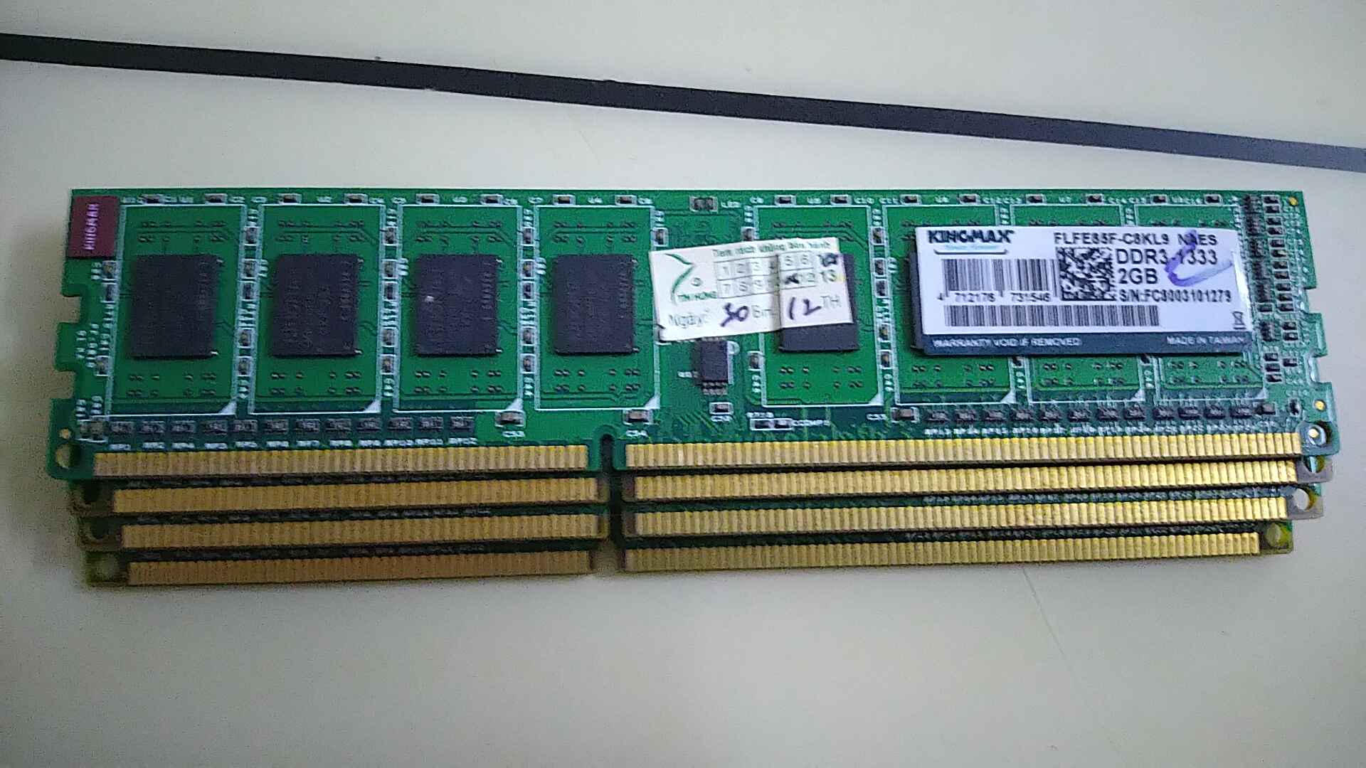 Ram KingMax PC DDR3 2GB bus 1333