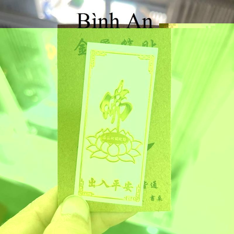 Miếng dán điện thoại Linh phù Bình An