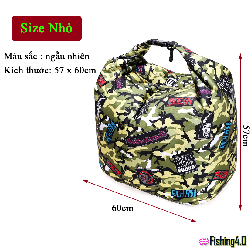 Túi Đựng Cá Rằn Ri Gấp Gọn, Thùng Đựng Câu Cá Tiện Lợi - Túi đựng cá sống câu lure - AA27