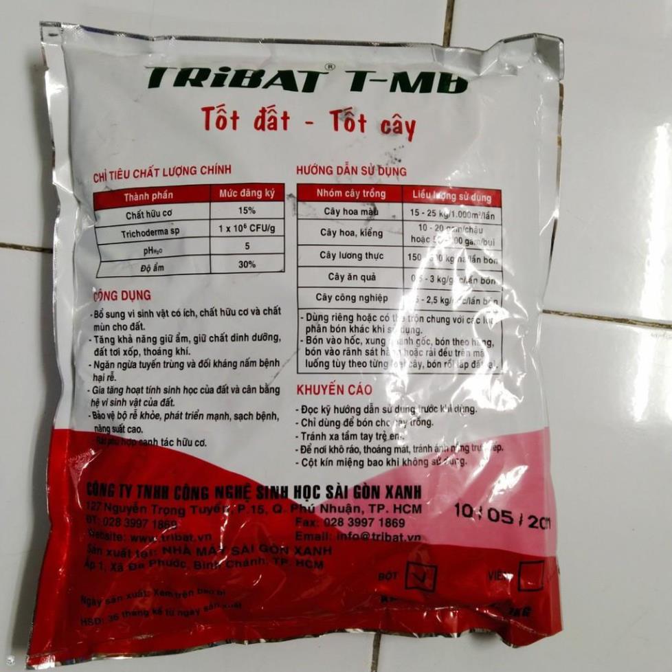 Phân hữu cơ vi sinh tribat tmb 2kg dạng viên