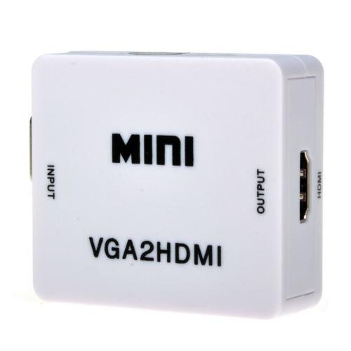 Bộ chuyển đổi tín hiệu từ vga sang hdmi vga to hdmi converter mini hổ trợ âm thanh