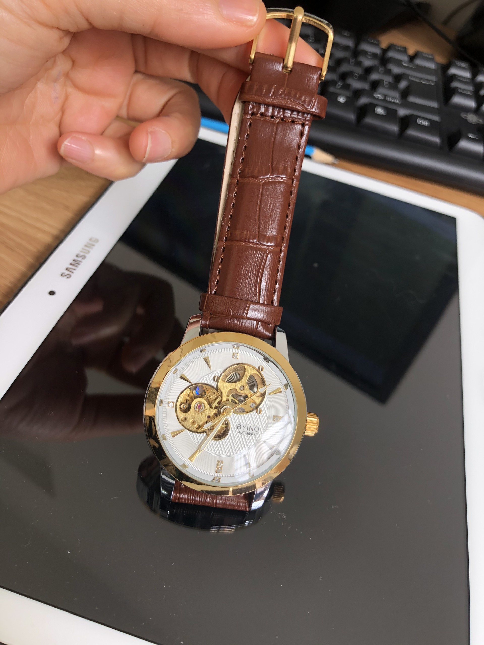 Đồng Hồ Cơ Nam automatic thương hiệu BYINO