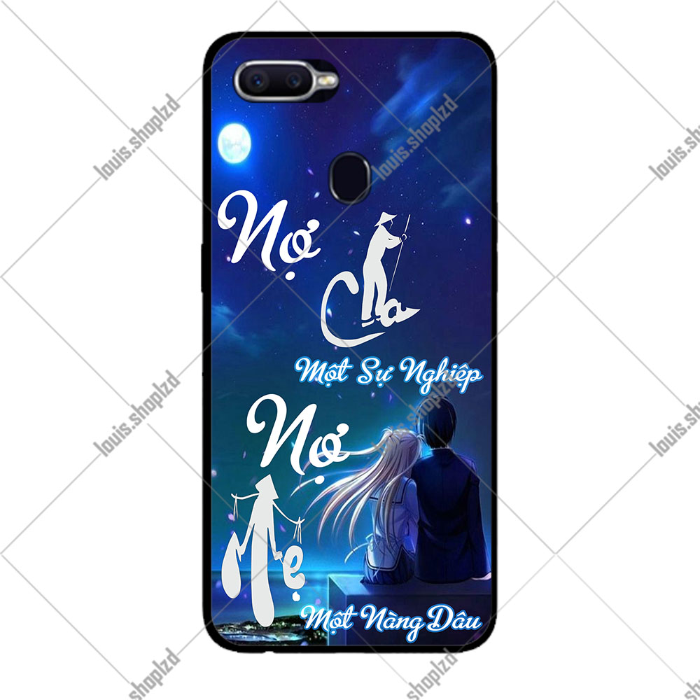 [HCM]Ốp Lưng Dành Cho Oppo A12 - A7 - A5s Mẫu Nợ Cha Nợ Mẹ