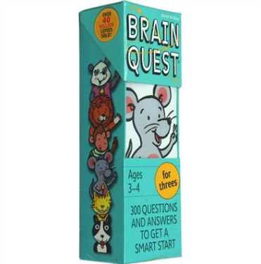 Thẻ Brain quest 3-4 tuổi